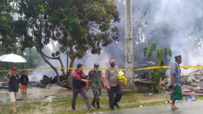 Musibah Kebakaran di Handil Baru Samboja Menewaskan Bocah 6 Tahun Yang Terkurung dirumah  