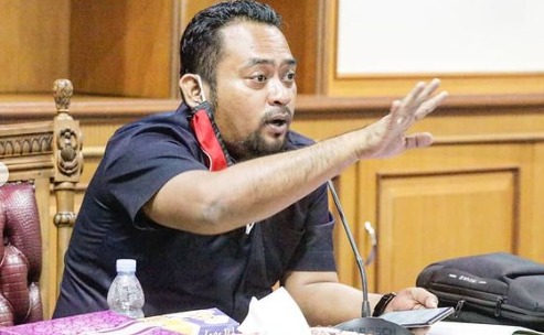Anggota DPRD Kutim dari Fraksi PDI Perjuangan Faisal Rahman melakukan Reses masa sidan II ke Dapil IV