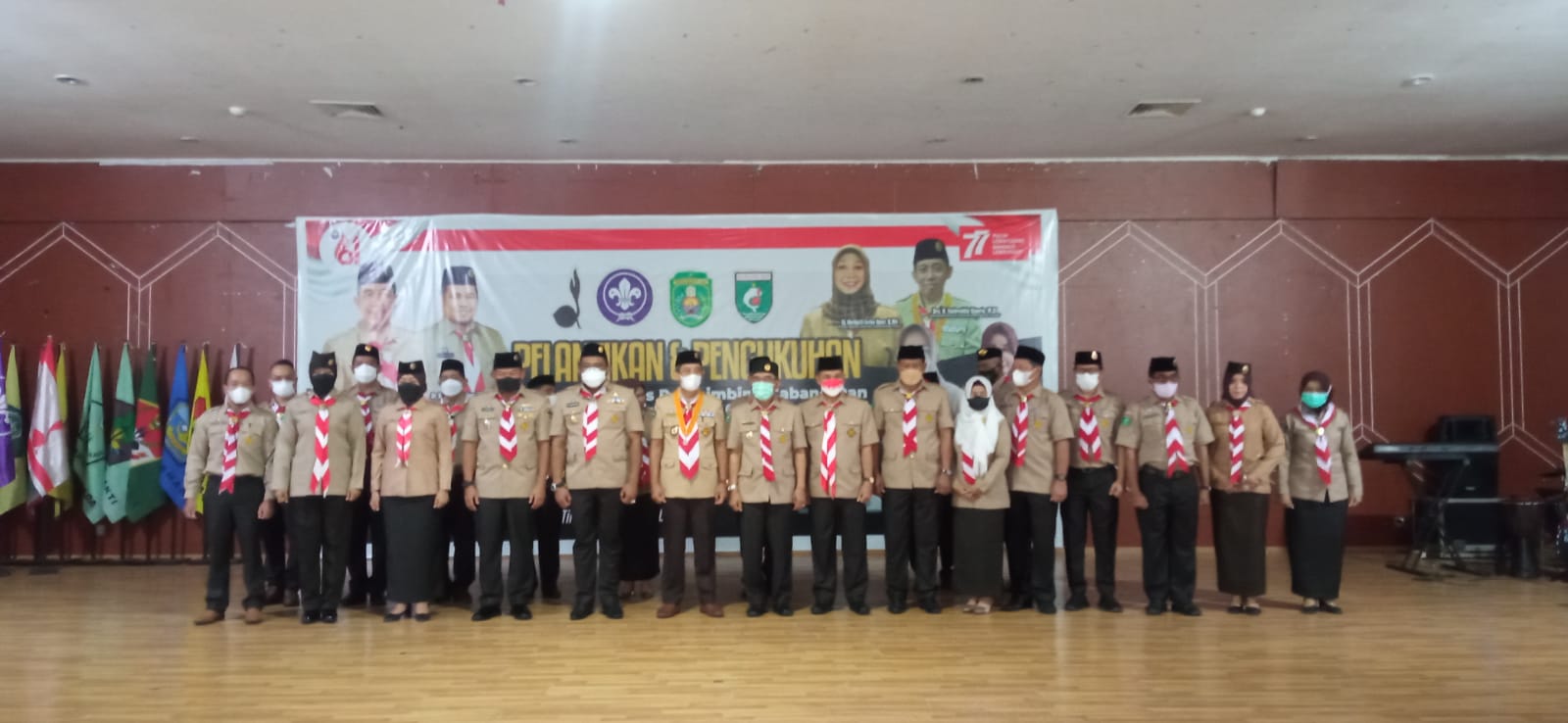 Anggota DPRD di lantik dan di kukuhkan menjadi pengurus Majelis Pembimbing Cabang (Mabicab) Pramuka Kabupaten Kutai Timur (Kutim) masa bhakti 2021-2026