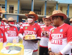 Arfan Dapat Kejutan Kejutan Ultah pada momen Gerak Jalan Merdeka Belajar